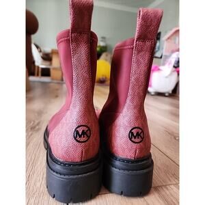 Women's Stretch Ankle Boots MICHAEL KORS Comet Size 6.5M COLOR, MAROON